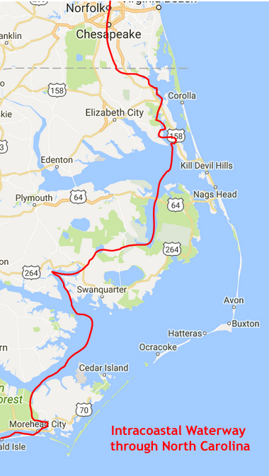 Atlantic Intracoastal Waterway Chart