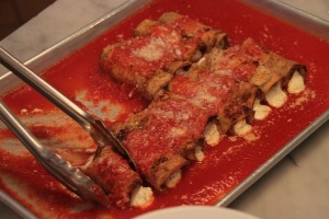 Greenwich Village — cannelloni served at Rafele Ristorante