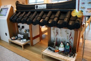 A Korean teashop set up this bit of decor with photography in mind.