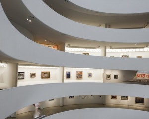 Inside New York’s Guggenheim Museum, view of the installation: “Italian Futurism, 1909–1944: Reconstructing the Universe.” Photo: Kris McKay © SRGF