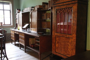 Part of Johann Wolfgang Goethe’s office, seen in the Goethe National Museum, his former home.