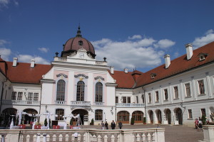 The restored Godollo Palace, located near the Lazar Equestrian Park. 
