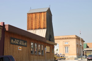 The Black Hills Mining Museum seen in the heart of Lead, S.D.