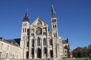 Exterior of Reims’ St. Remi Basilica, a structure that dates from the 11th century though much changed over the years.