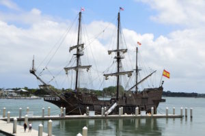 A galleon typical of “pirate ships” we saw during a stop at St. Augustine, Fla.