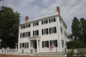 The Gov. Goodwin Mansion, near the Strawbery Banke entry point. The house, dating from 1832-1896, was home to Civil War Gov. Ichabod Goodwin and moved to the museum site to save it from demolition.