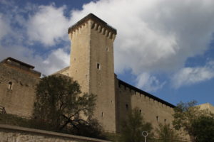 Spoleto’s hilltop Albornoz Fortress.