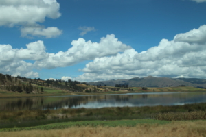 Above and below, more scenery, seen in this case while traveling the high-altitude roads outside of Cusco.