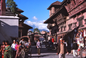 Skies were also bluer on my 1978 visit, which got me better photos at the heart of Kathmandu.