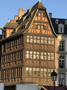 Maison Kammerzell, a 600-year-old house on Cathedral Square and site of the eponymous restaurant.